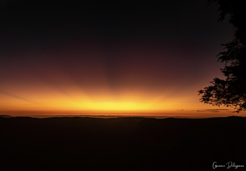 Sunset Photo of the Blue Mountains 